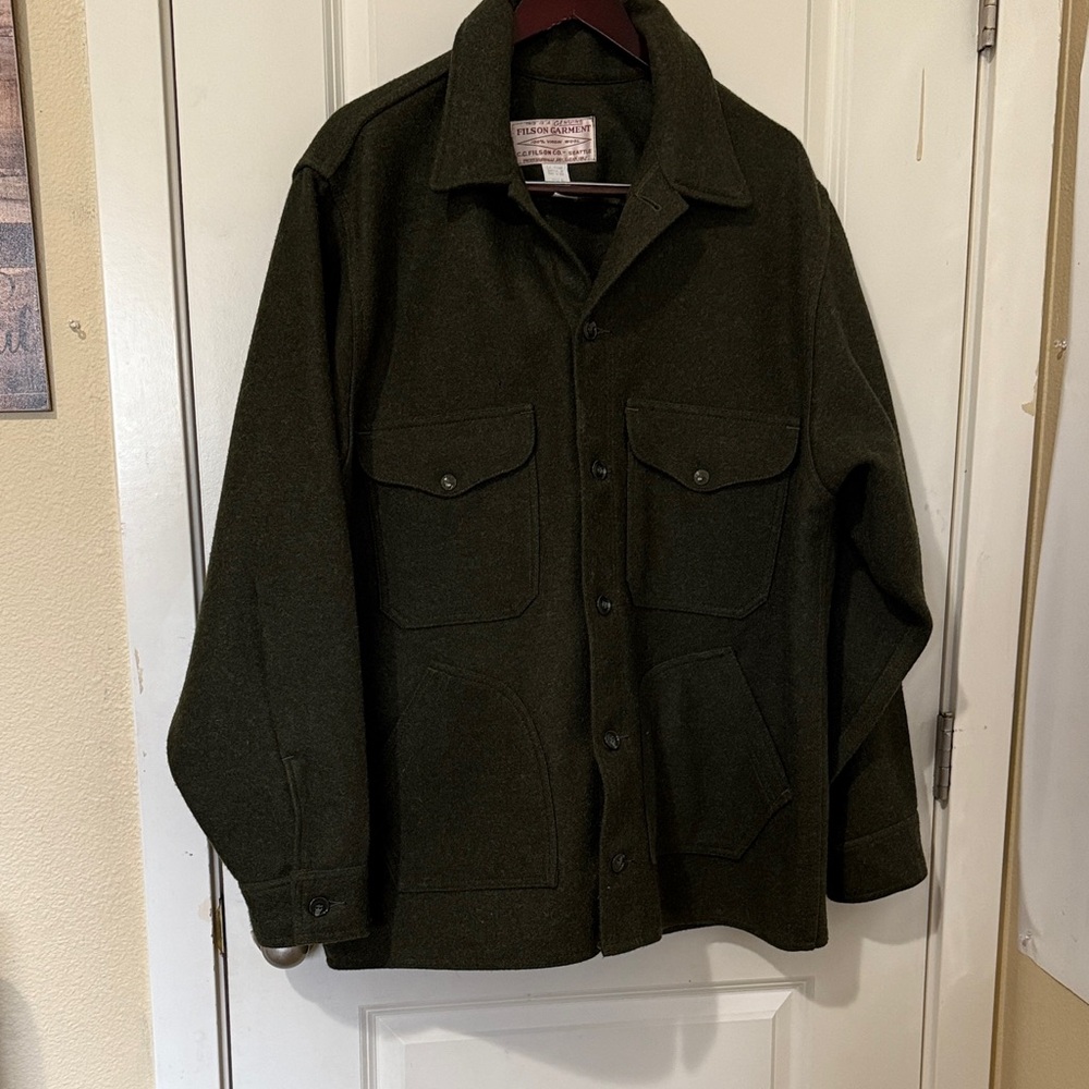 Filson Dark Green Shirt Jacket